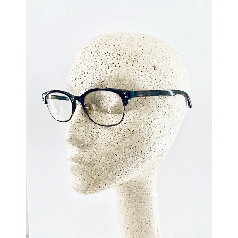 Kate Spade Tortoise Brown Blue Metal Clubmaster Glasses Ivonne 0JEY 135